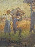Ivan Grohar Zetev oil painting artist